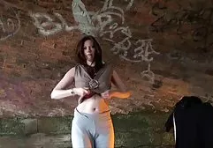 مطیع Gracelynn Moans گره خورده ، Spanked و دانلود سکس فارسی الاغ Licked